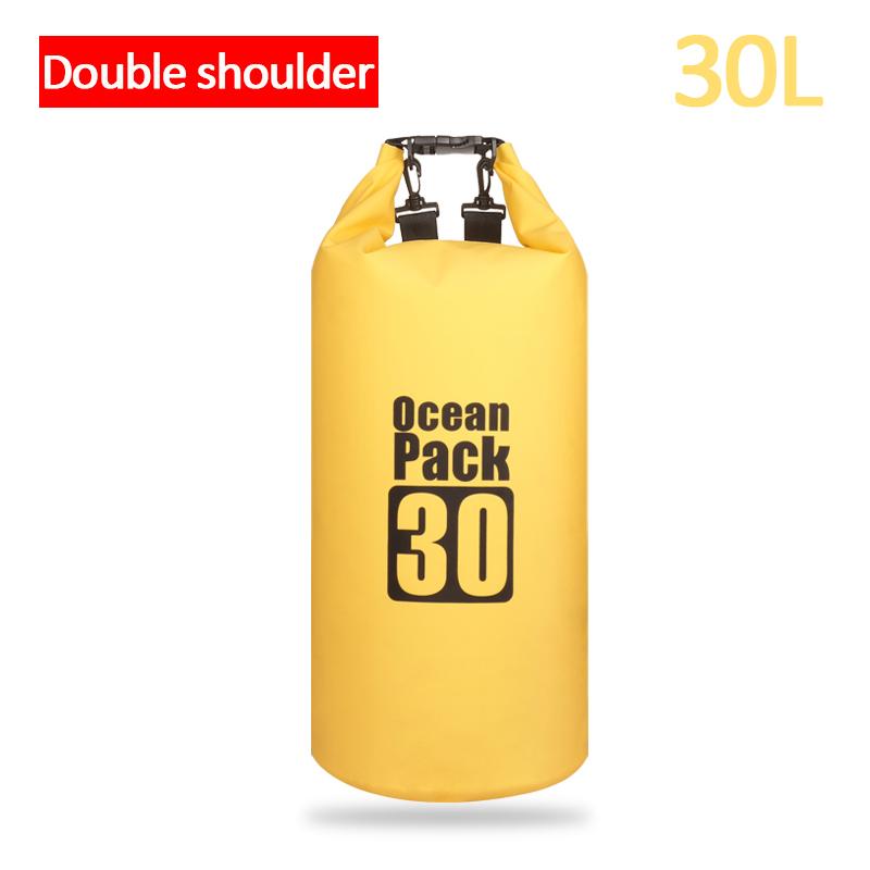 500D Waterproof Swimming Bag Dry Sack 2/5/10/15/20/30L Waterproof Floating Dry Gear Bags For Boating Fishing Rafting Swimming