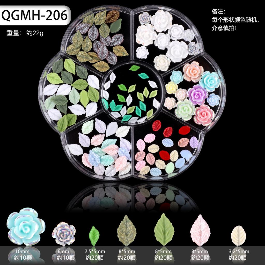 Nail Art Accessories Resin Simulation Biscuits Ice Cream Cute Cartoon Three-Dimensional Accessories Nail Mixed Bow