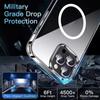 Роскошный беспроводной магнитный чехол для Apple Magsafe Case Iphone 11 12 13 15 14 Pro Max Mini 7 8 Plus Xr XsMax X прозрачные акриловые чехлы