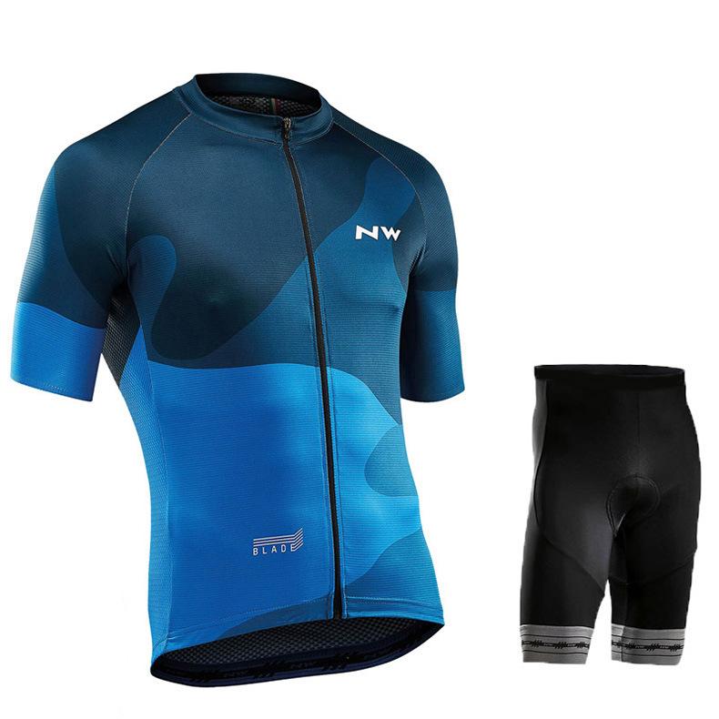 New NW Cycling Suit Men's Summer Mountain Road Racing Suit Breathable Outdoor Riding Equipment