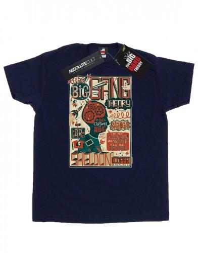 Big Bang Theory Mens Infographic Poster T-Shirt