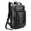 Business Computer Men's Backpack Leather Men's Backpack Top Layer Cowhide Casual Backpack Bag