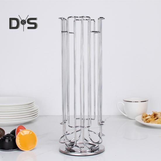 Подставка для кофейных капсул для Nespresso Vertuoline, вращающаяся на 360 градусов, большая емкость, карусель-органайзер для домашнего офиса, кухни, подарок