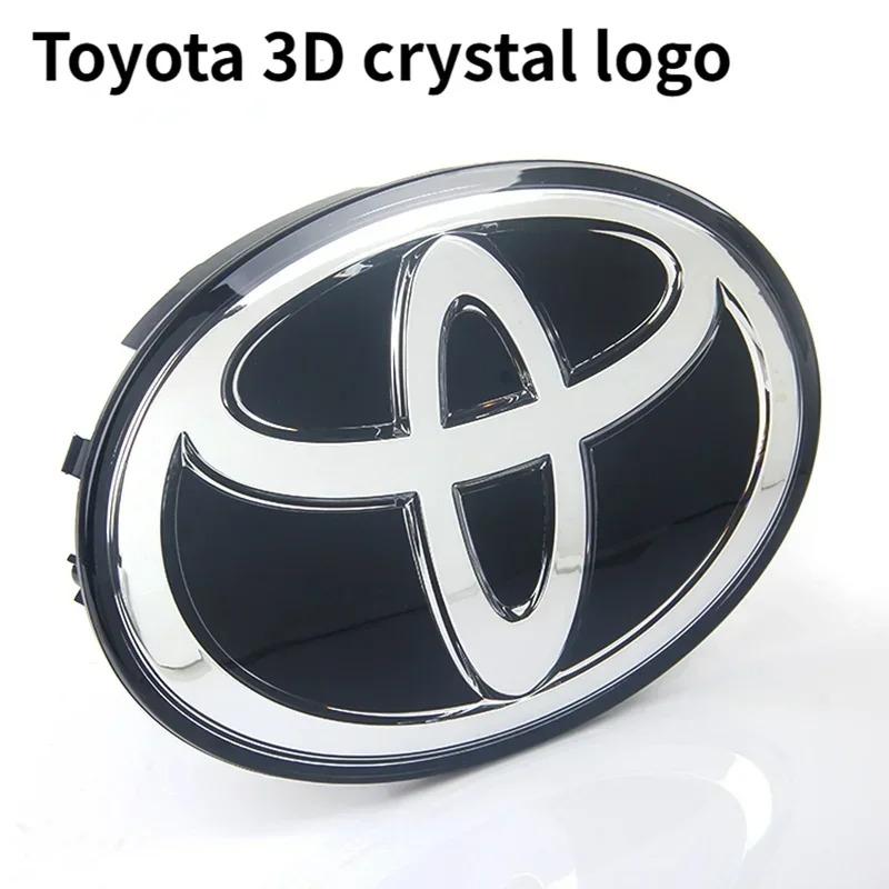 3D эмблема с логотипом автомобиля для Toyota Corolla Camry RAV4 LANDCRUSER Highlander Yaris Vios Alphard Prado Reiz Wish, Решетка радиатора и капот