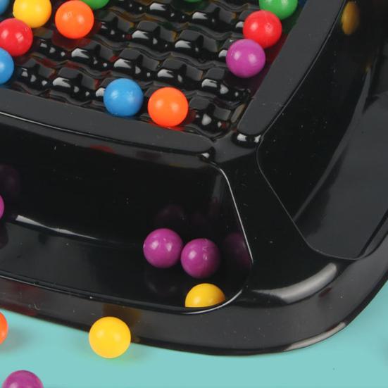 Настольная игра «Радужная игра на выбывание» с 80/241 разноцветными бусинами, распознавание цвета, фокусировка, логическая тренировка для детей и взрослых, интерактивная образовательная шахматная игрушка