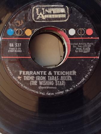 7inch Record FERRANTE & TEICHER - Theme From Taras Bulba (The Wishing UA537 United Artists 1962 US Pop Used