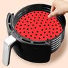 Non-stick Baking Mat Silicone Steamer Pad Round Air Fryer Liner Mat  Pastry Tool Accessories