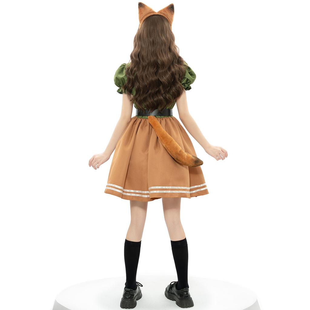 SL Zootopia Nick Fox Юбка COS Костюм животного, Игровая форма, Косплей Японский аниме-костюм