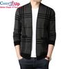 New Fashion Cardigan Men's Knit Winter Coats Business Casual Jackets Male Tops Man Coat