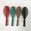 Matte Hollow Out Hair Brush Gentle Detangling Hair Comb Portable Massage Comb  for Hair Combing
