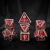 Undead Dice Set Skeleton Head Solid Metal for DND TRPG, Pathfinder, Tabletop Games, TRPG Wizard Evil D20 D12 D10 D8 D6 D4