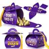 50 Pcs 2025 Graduation Cap Candy Box with Tassel Class of 2025 DIY Grad Gift Box for Graduation Party Supplies