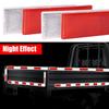 Грузовик Светоотражающая наклейка Задний бампер автомобиля Водонепроницаемая наклейка для предотвращения столкновений Ночное предупреждение Отражатель для прицепа Наклейка безопасности