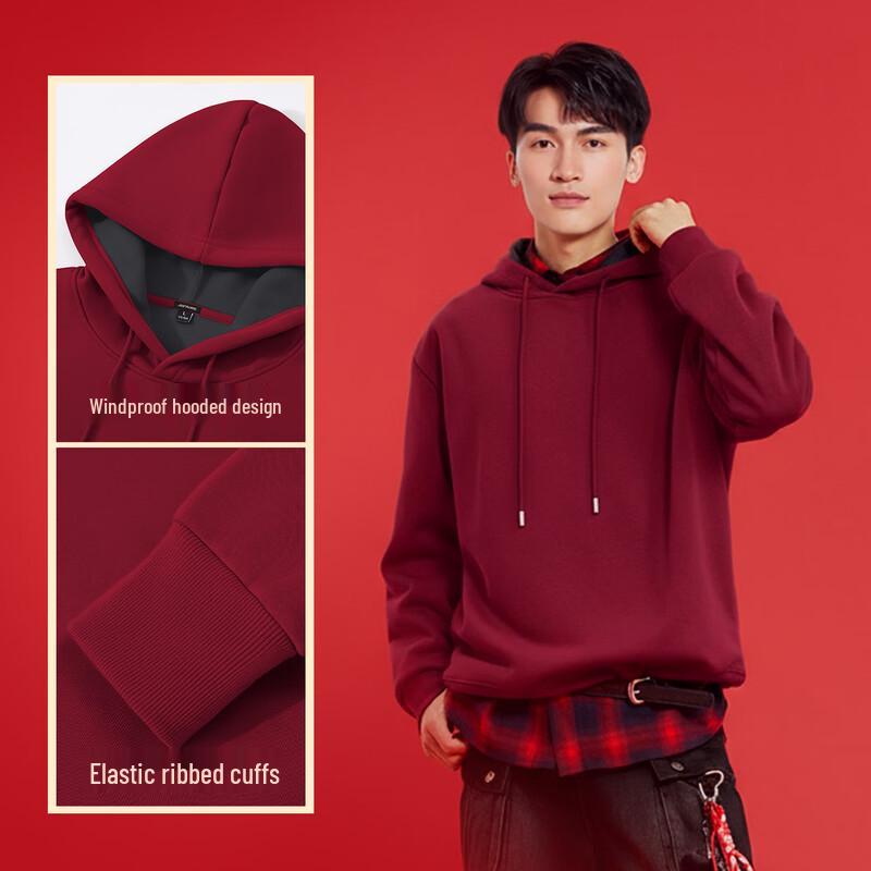 Мужской флисовый свитшот с капюшоном Jeanswest