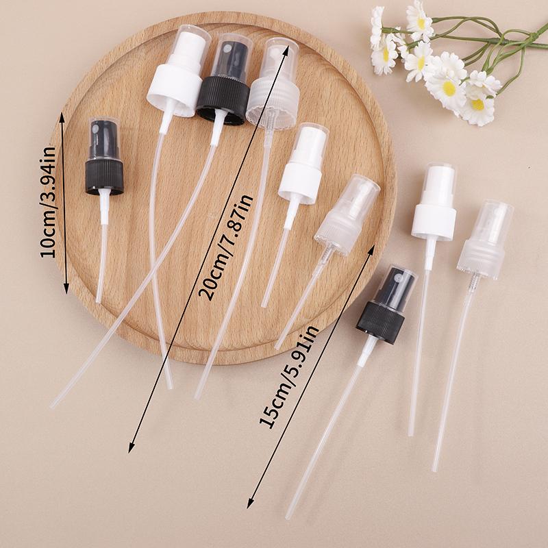 10 шт. портативный распылитель для флаконов с распылителем, насос для духов, распылительная головка с мелким туманом, сменная, многоразовая, 18/20/24 мм