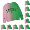 Kids Fashion Neck St. Patrick's Day Printed Casual Sweatshirt