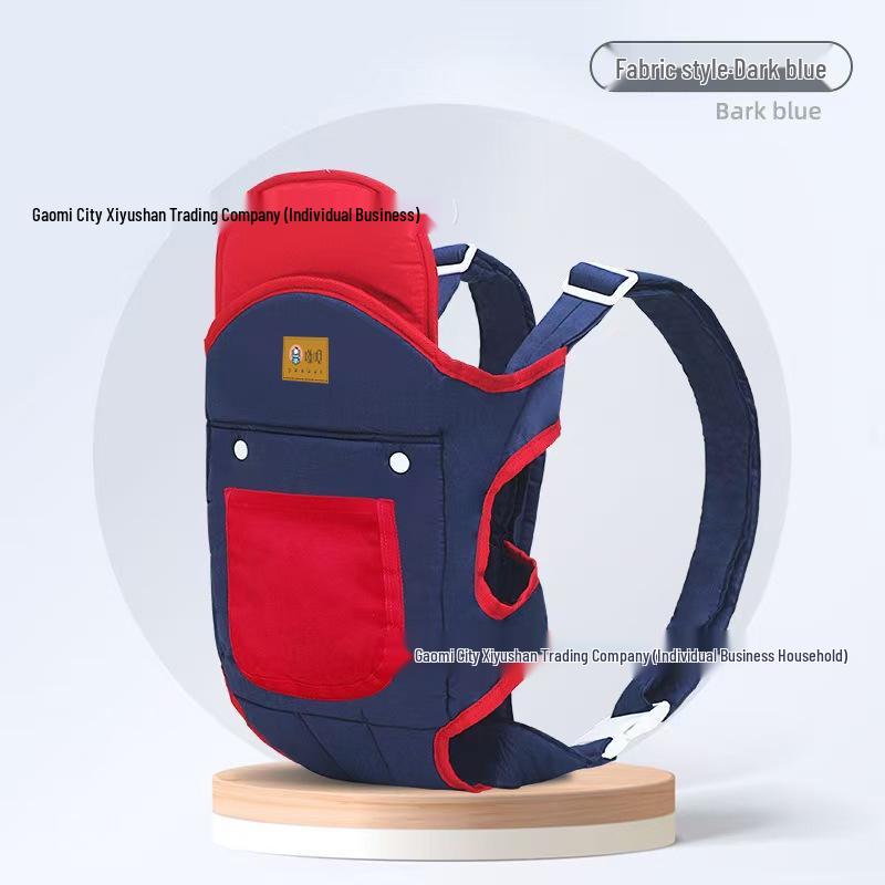 Всесезонный рюкзак-кенгуру для велопрогулок: Двойное горизонтальное и фронтальное/заднее использование, успокаивает ребенка для сна без помощи рук.