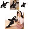 Реалистичная плюшевая игрушка Косатка Мягкая и приятная на ощупь Морская жизнь Океан Набивная подушка-кукла
