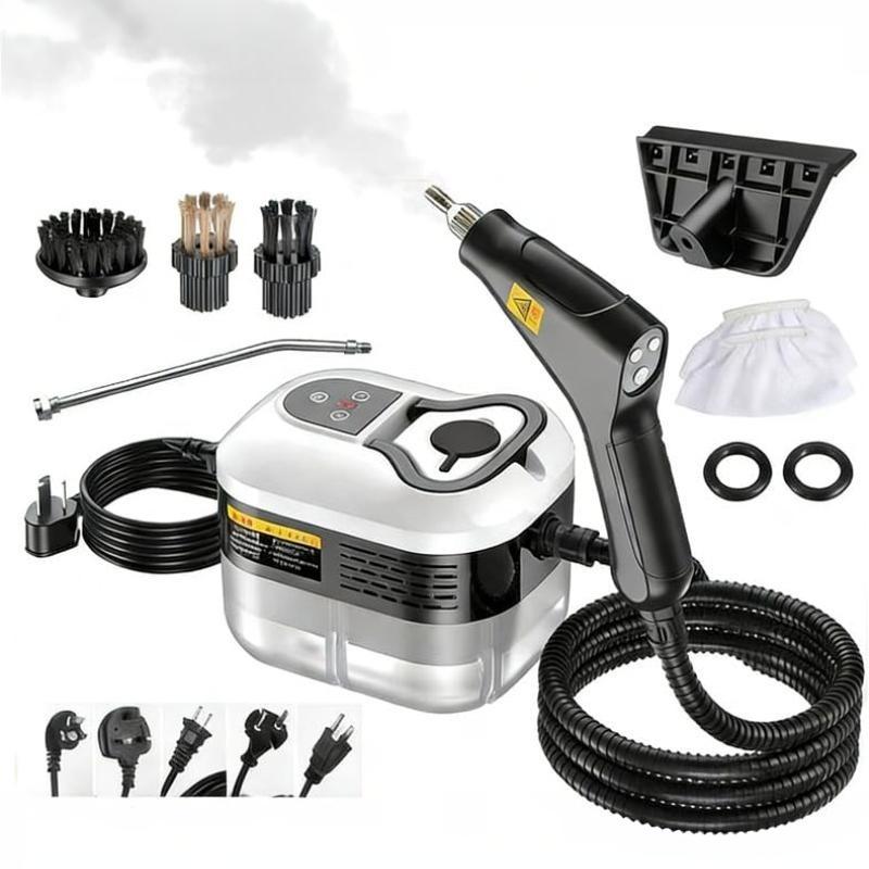 Portable 2500W High Temperature Pressurized Handheld Steam Cleaner with 6 Adjustable Levels Cleaning Machine for Kitchen Bathroom Furniture Car