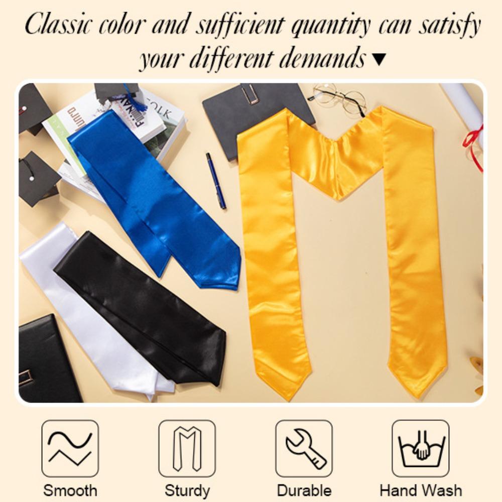 Этикет бакалавра Погон Почетный шелковый платок Выпускной церемонии магистра