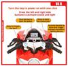 1:9 V4R 1299 Motorcycles Toy Models Cars Alloy Diecast Rubber Tires Motorcycle Light Sound Miniature Vehicles Interactive Toys