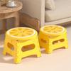 Non-Slip Folding Stool Sturdy Kids Step Stool Cartoon Low Chair  Kitchen