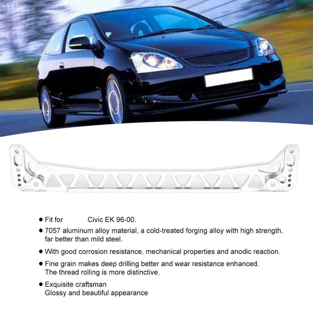 Алюминиевая распорка F7 для балансировки стоек, аксессуар для шасси, подходит для Honda Civic EK 96 00, серебристый