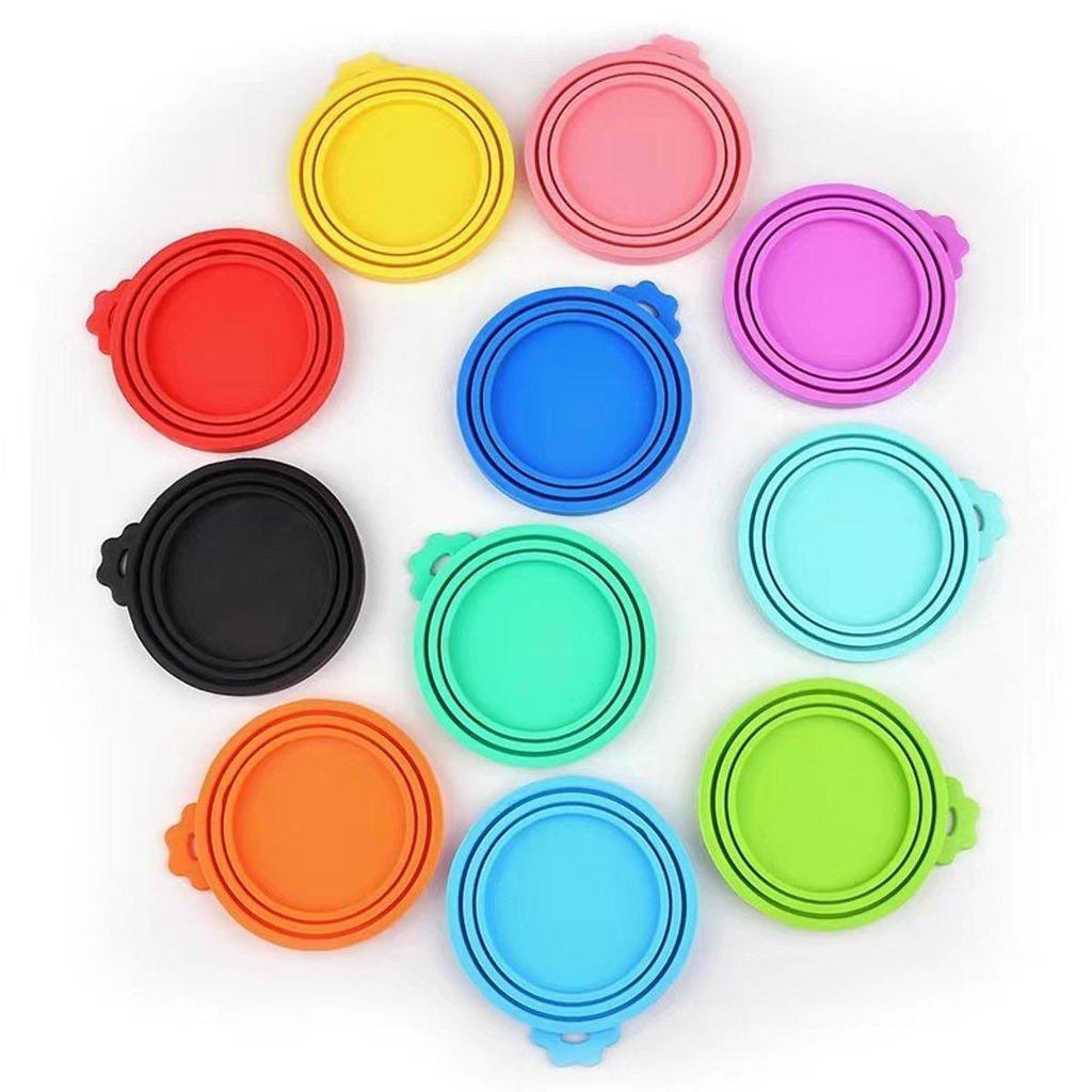 Крышка для консервной банки, консервная банка, герметик для хранения, жестяная крышка, подходит для большинства стандартных размеров, силиконовый уплотнитель