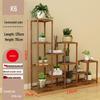 Multi-layer Solid Wood Succulent Flower Stand for Indoor Balcony or Living Room