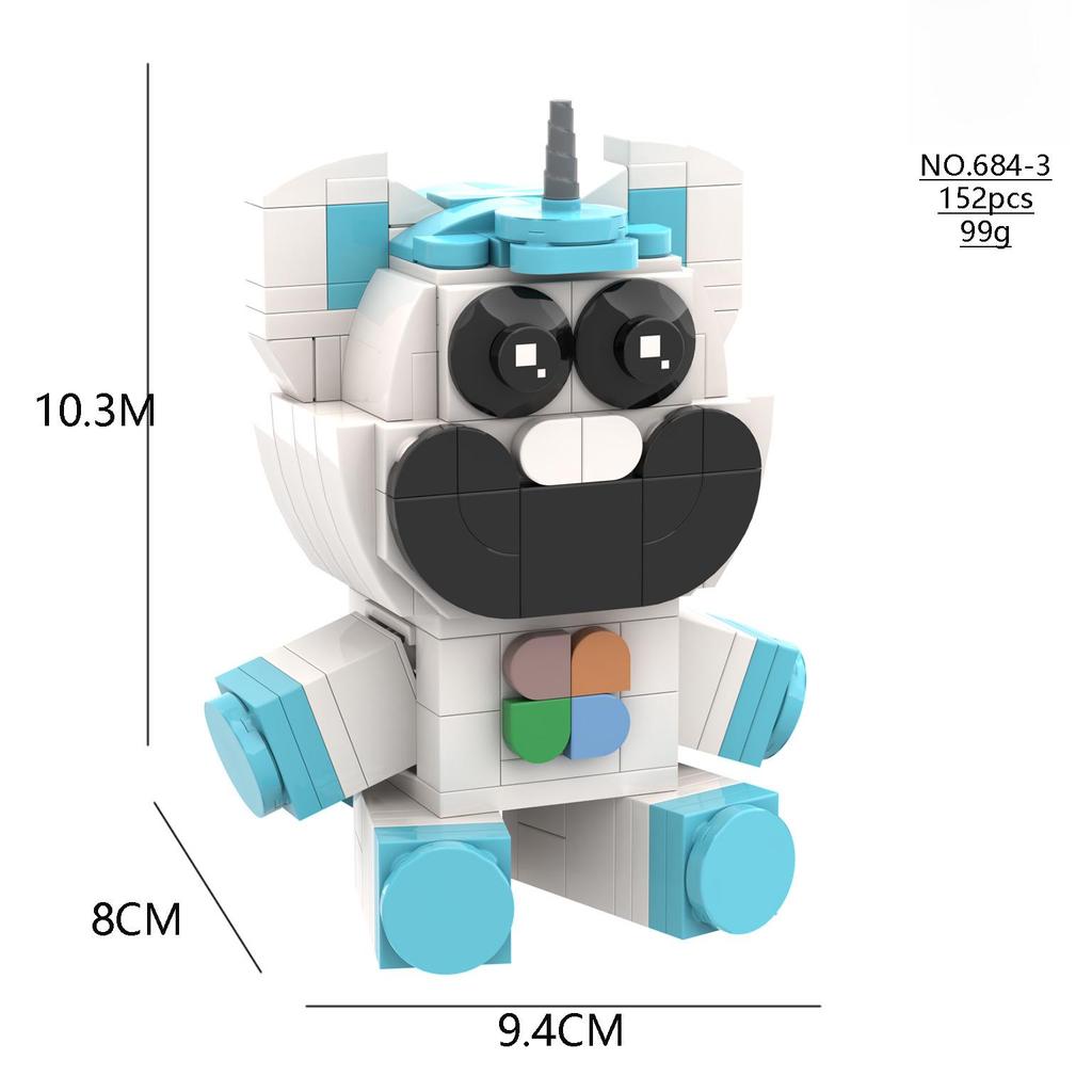 Poppy3 Улыбающиеся существа: Строительные блоки Sleepy Cat