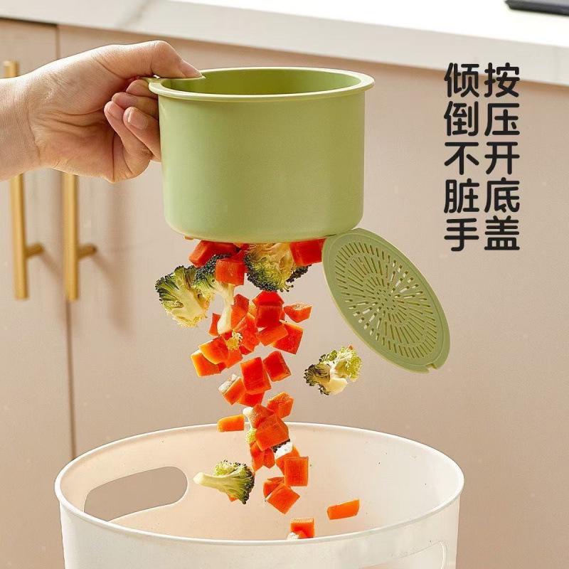 Подвесная корзина для кухонной раковины - Герметичная мойка для овощей и сливная миска с защитой от засорения и полкой для хранения.