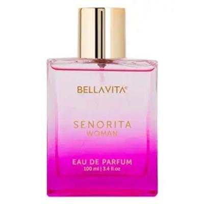 BELLAVITA SENORITA Woman EDP – Стойкие цветочные и фруктовые женские духи премиум-класса, юдзу, лотос, магнолия, мускус | Идеально подходит для дневных мероприятий, 100 мл
