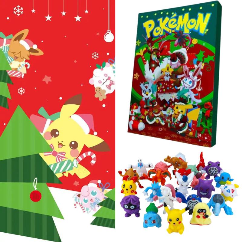 Рождественский праздничный адвент-календарь-сюрприз для детей, игрушка, мультяшный подарок