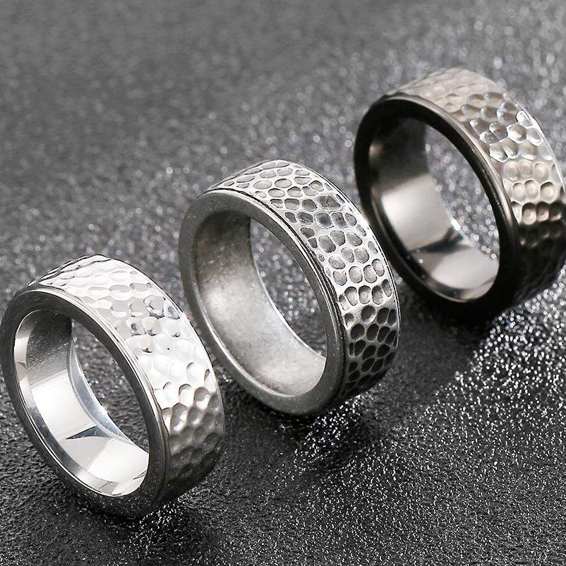 Мужские кольца из цельной нержавеющей стали 316L Кольцо из нержавеющей стали для мужчин Женщин Размеры 7-13 Винтажные Мужские Обереги Украшения Обручальные кольца