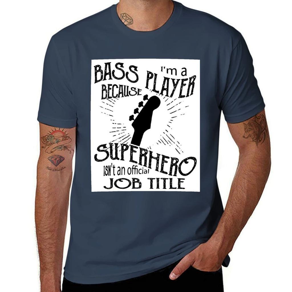 Bass Player Tshirt Work Utility Short Sleeve Shirt