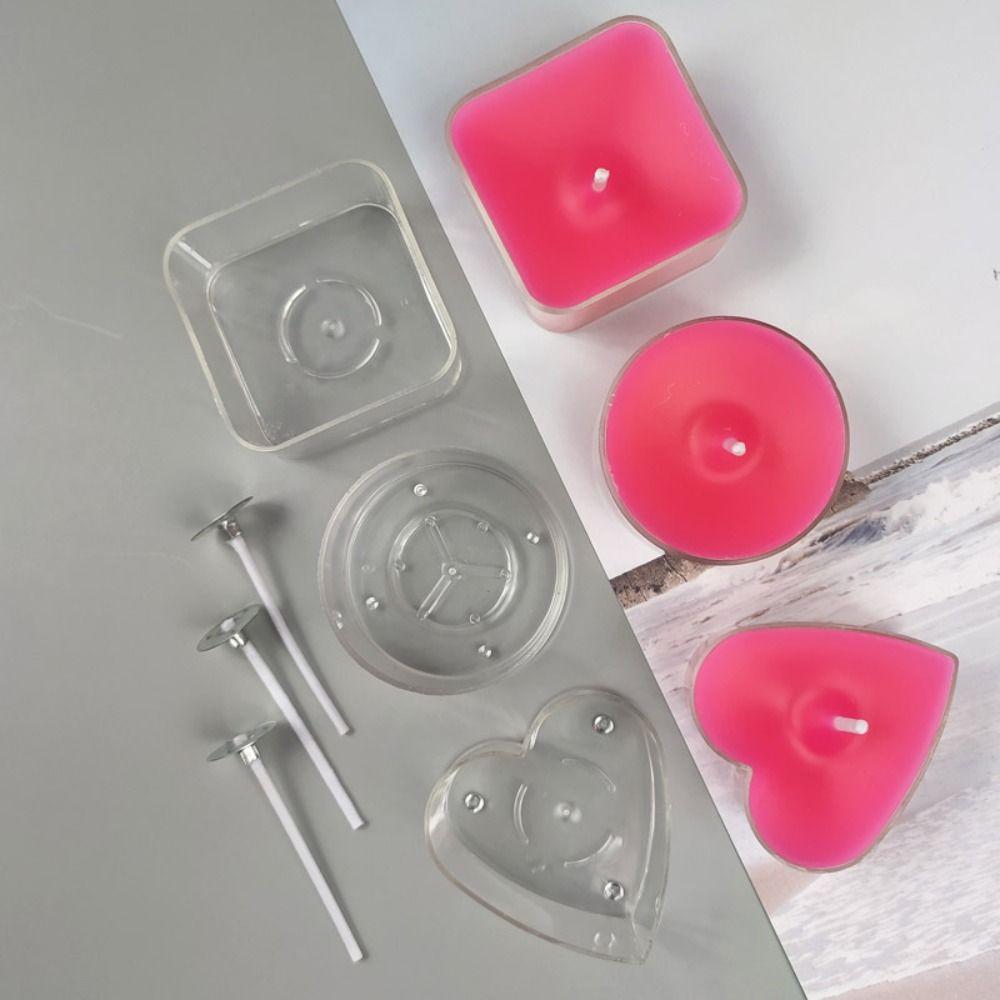 10Pcs Heat-Resistant Candle Mold Candle Making Supplies Candle Cup Holder Wedding