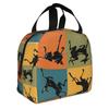 Садовая борзая собака Грейхаунд сумка для обеда холодильник изолированный ланч-бокс для школьников уиппет борзая собака портативные сумки для пикника