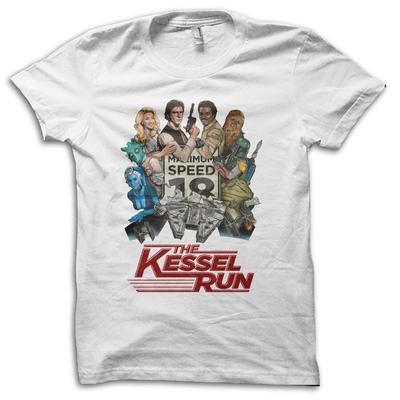 The Kessel Run All Star Joke Parody Sci-Fi Inspired by Star Wars T-shirt M5636