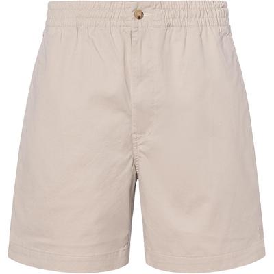 Polo SS23 однотонные прямые повседневные шорты с эластичной талией мужские шорты цвета слоновой кости 710644995-002