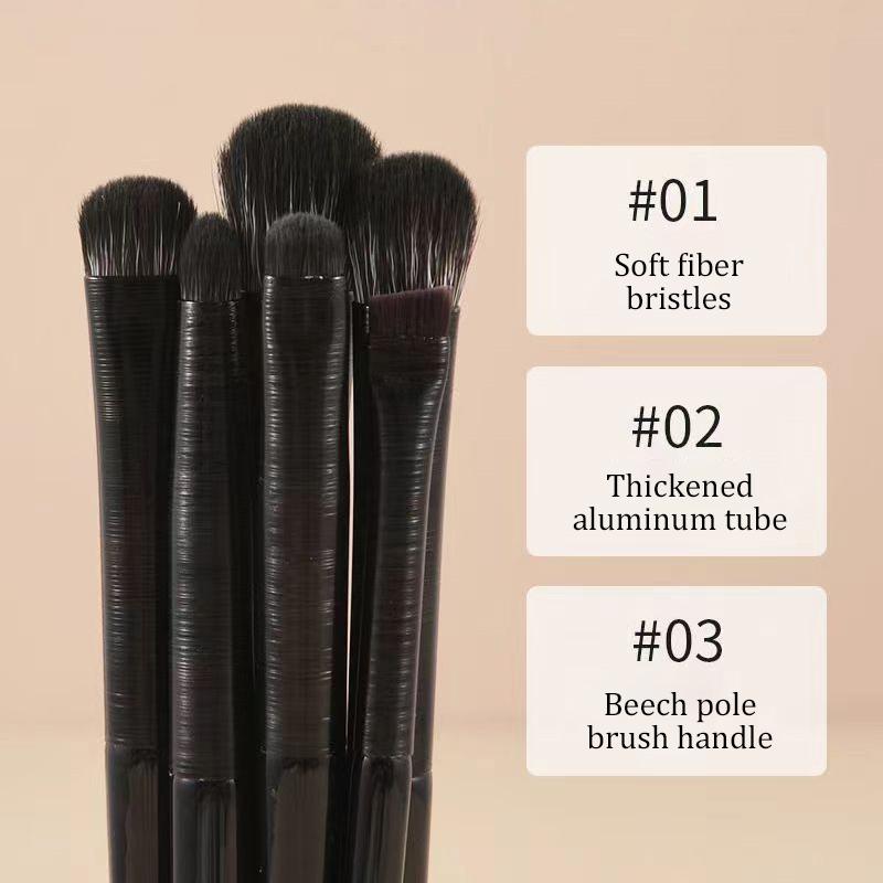 Кисть для теней Мягкий ворс Растушевка Дымчатый макияж глаз Коническая кисть для детализации теней