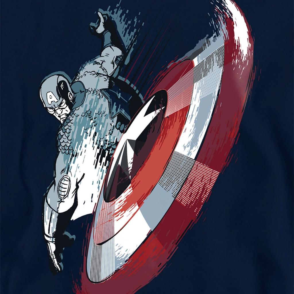 Captain America Childrens/Kids Shield Pull Over Hoodie