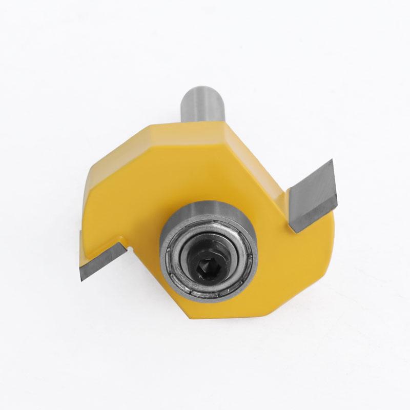 6 мм 1/4 дюйма хвостовик Т-образный паз фреза с подшипником долбежный фрезерный станок Т-типа рифленые столярные инструменты для дерева