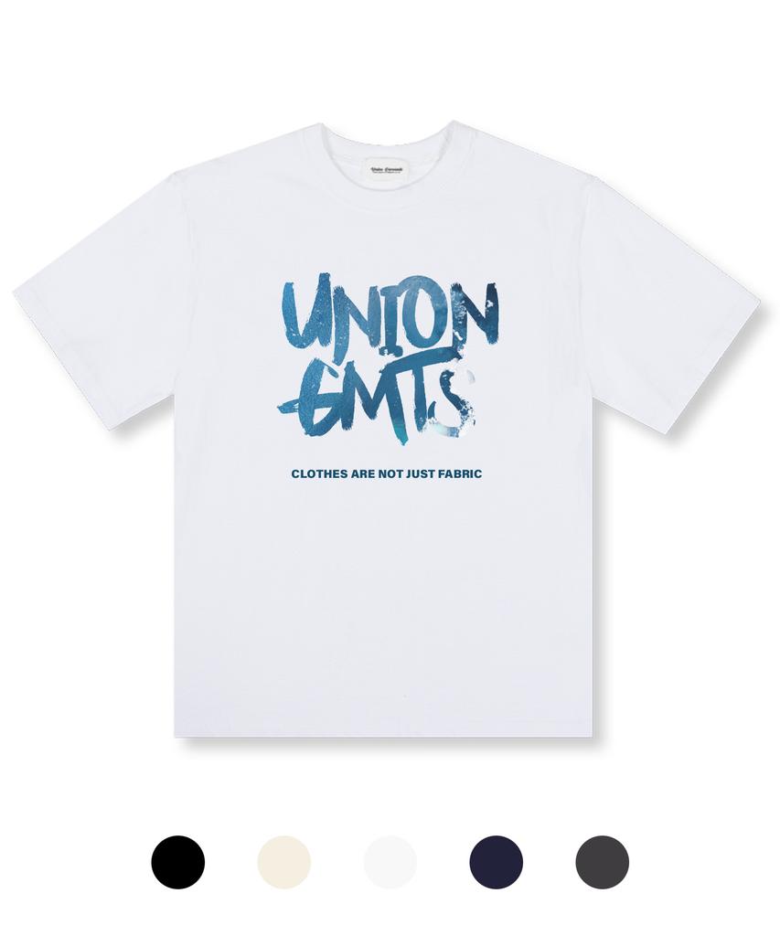 UNION GARMENTS Футболка оверсайз с коротким рукавом и логотипом Beach 5 цветов