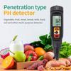Digital Food PH Meter 0.00~14.00 High Accuracy Temp Acidity Tester for Brewing Fruit Cheese Meat Canning Dough Soil PH Meter
