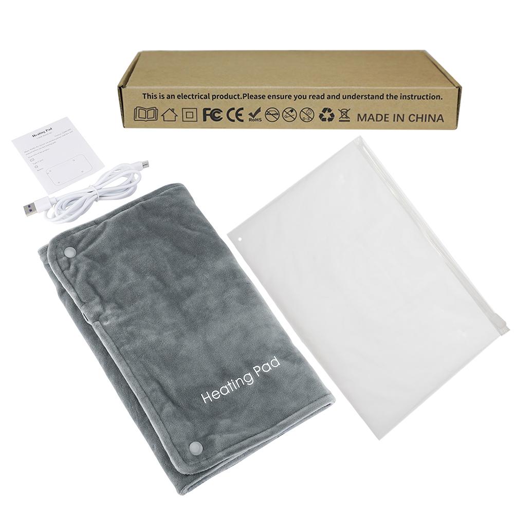 Electric Portable Hand Warmer Heater Mat Waist Knee Legs Heating Sheet Soft Blanket Thermal Pad Hand Warming Office Household