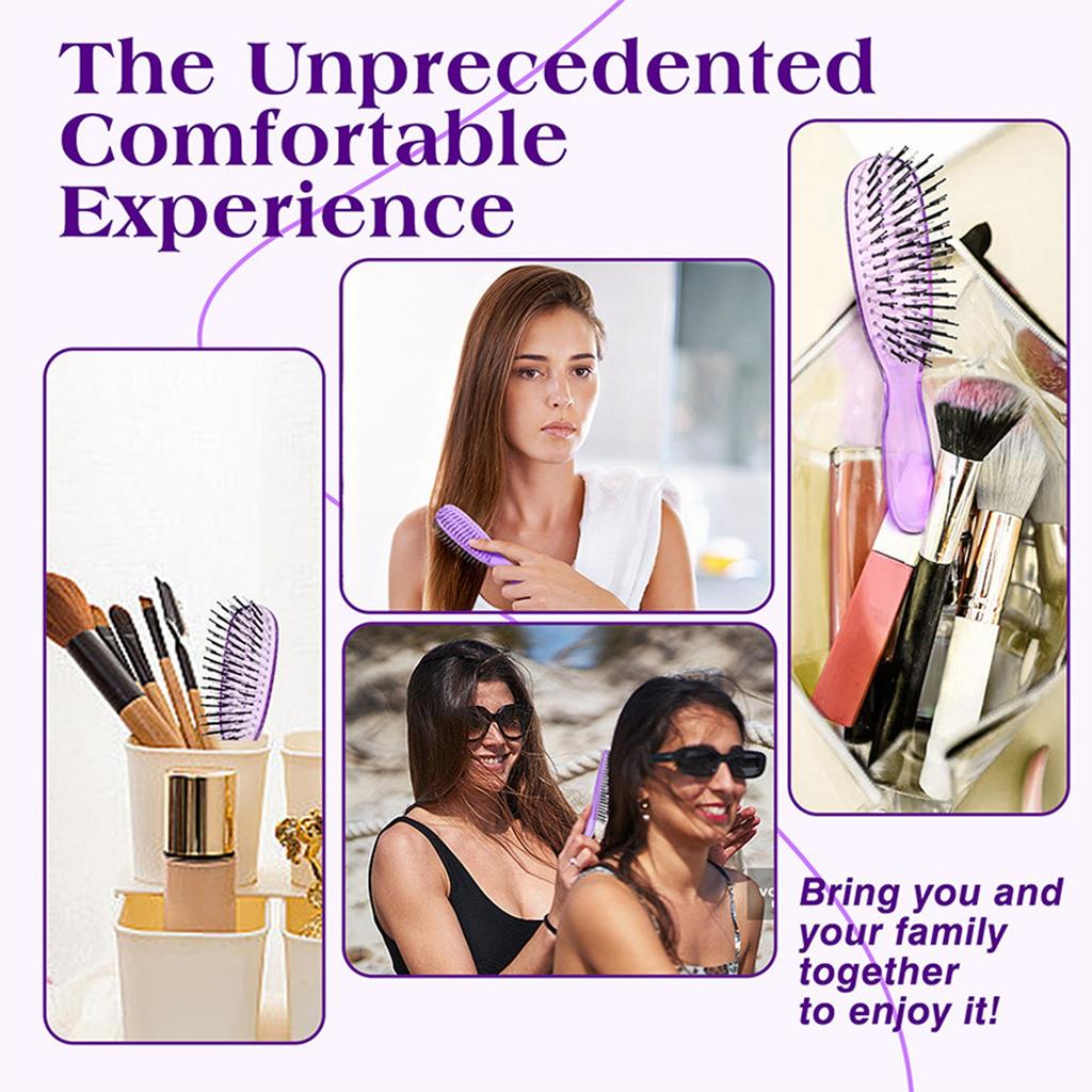 Массажная расческа для сухой и влажной кожи головы для женщин, питание и распутывание волос, антистатическая бытовая расческа