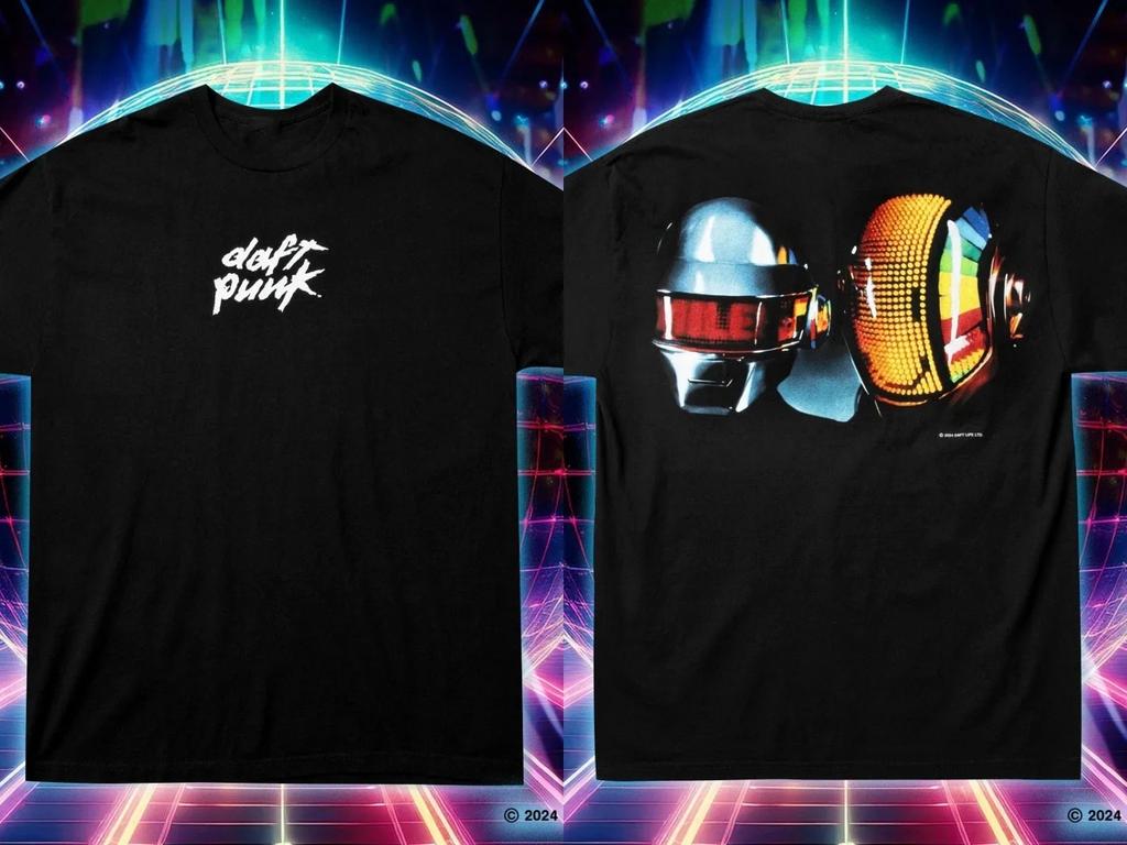 Футболки для Хэви-метал групп DAFT PUNK и с принтом Лейдзи Мацумото Повседневные Хлопковые Большого размера Короткий рукав Рок Панк Женская Футболка