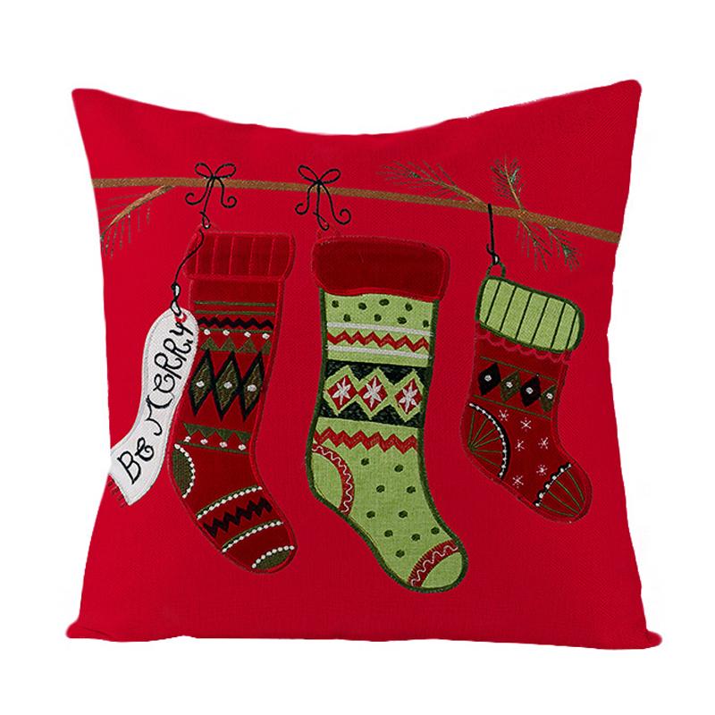 Главная Рождественская декоративная наволочка для спальни, гостиной, дивана, наволочка с изображением Санта-Клауса, лося, гнома