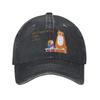 The Tiger Who Came To Tea Unisex Style Baseball Caps Cartoon Book Distressed Denim Hats Cap Outdoor Adjustable Fit Snapback Hat