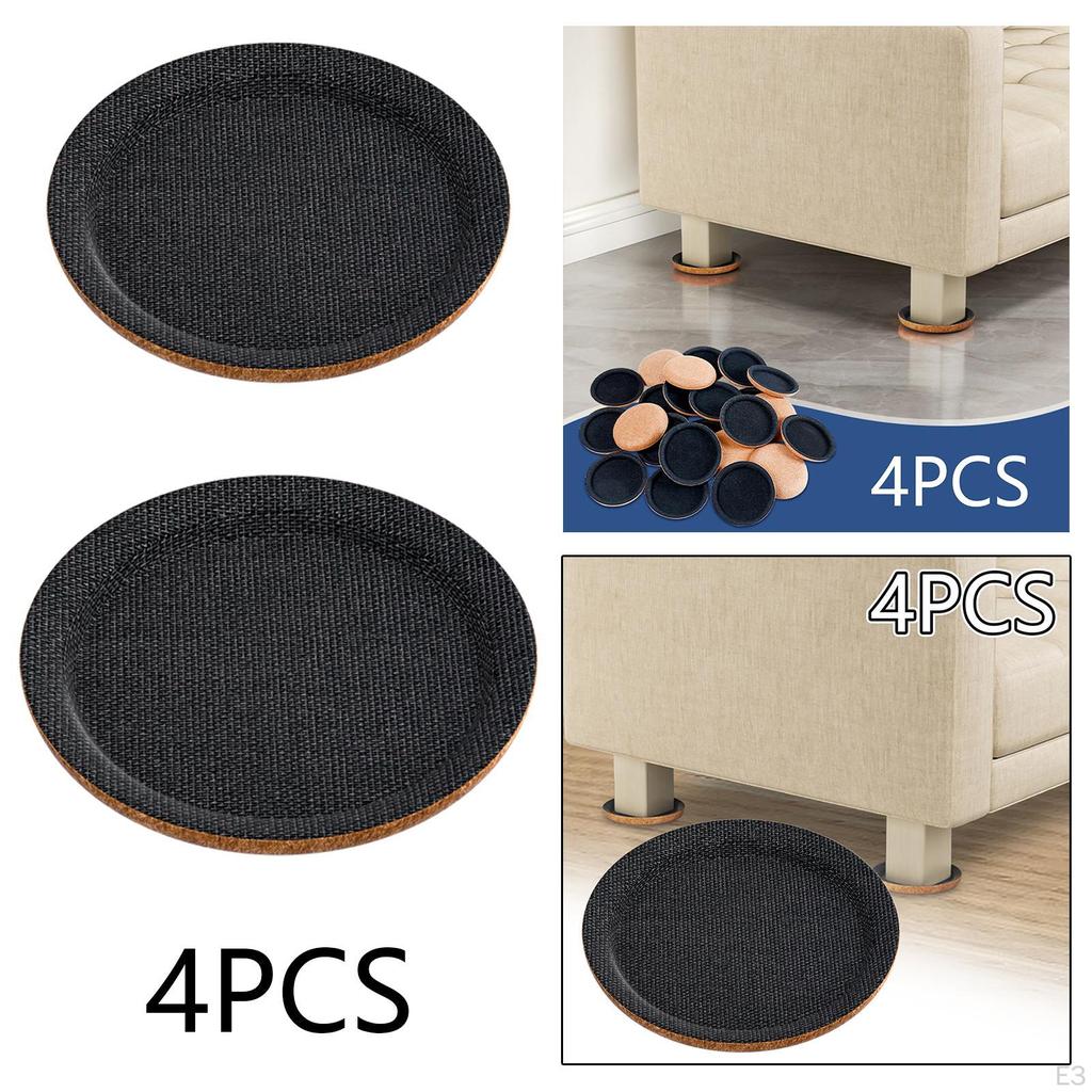 4 Мебельные слайдеры Защитные напольные покрытия для поверхностей из твердой древесины